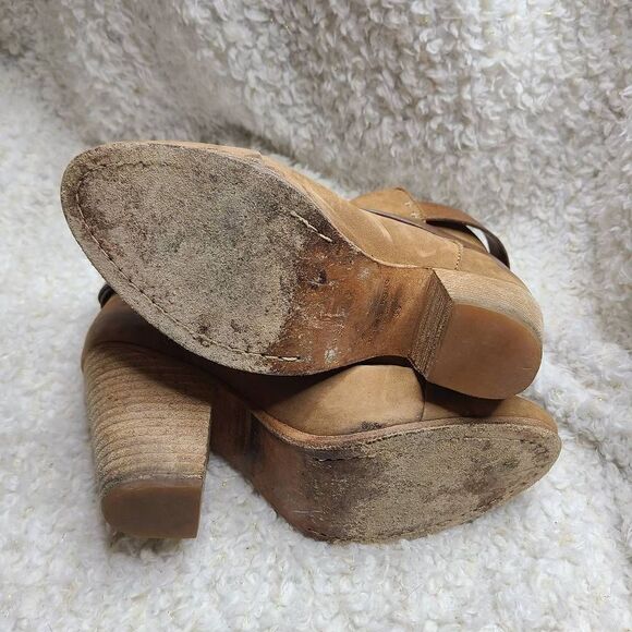 Rag &‎ Bone Harrow Tan Leather Ankle Boots sz 9 - Picture 6 of 9